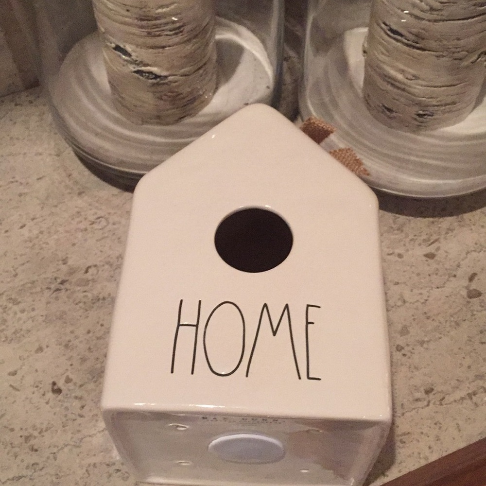 LAST ONE:  Rae Dunn “Home” ceramic birdhouse. - Picture 8 of 9